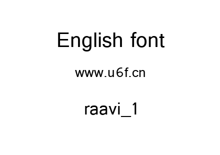 raavi_1.ttf下载