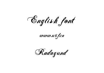 字体-Radagund.ttf下载