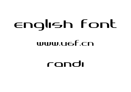 字体-Randi.ttf下载
