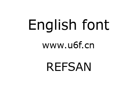 REFSAN.TTF下载