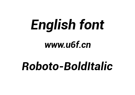 Roboto-BoldItalic.ttf下载