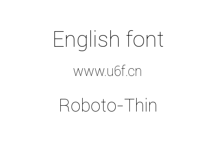 Roboto-Thin.ttf下载