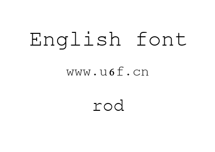 rod.ttf下载
