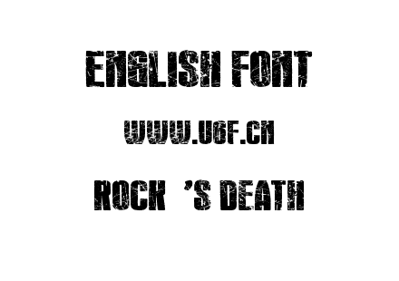 Rock_'s Death.ttf下载