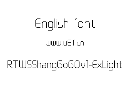 RTWSShangGoG0v1-ExLight.ttf下载