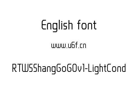 RTWSShangGoG0v1-LightCond.ttf下载