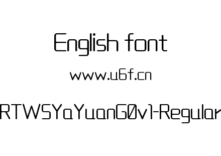 RTWSYaYuanG0v1-Regular.ttf下载