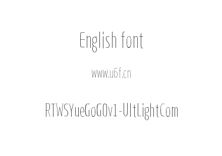 RTWSYueGoG0v1-UltLightCom.ttf下载