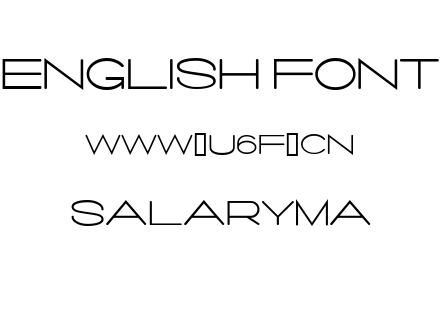salaryma.ttf下载