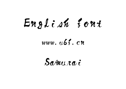 Samurai.ttf下载