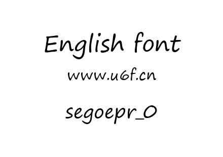 segoepr_0.ttf下载