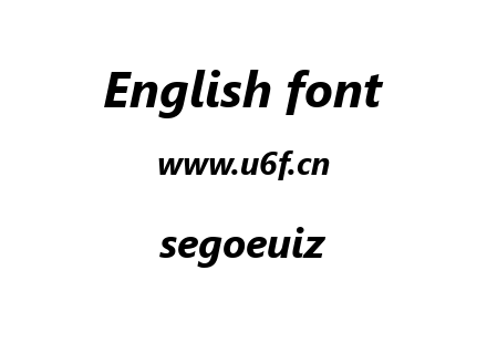 segoeuiz.ttf下载