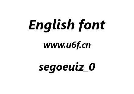 segoeuiz_0.ttf下载