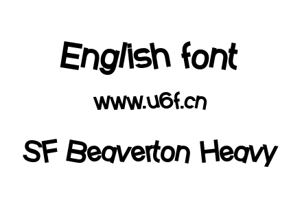 SF Beaverton Heavy.ttf下载