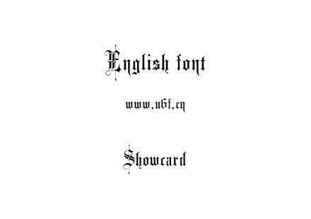 字体-Showcard.ttf下载