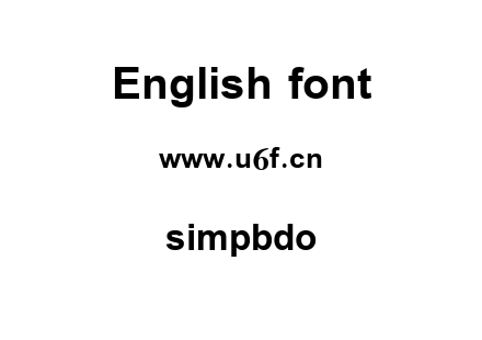 simpbdo.ttf下载