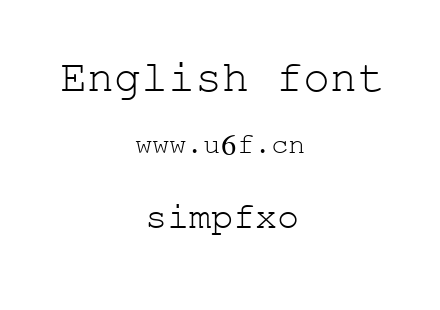 simpfxo.ttf下载