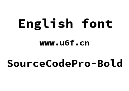 SourceCodePro-Bold.ttf下载