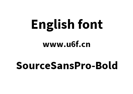 SourceSansPro-Bold.ttf下载