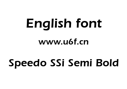 Speedo SSi Semi Bold.ttf下载