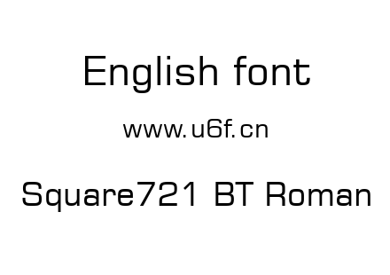 Square721 BT Roman.ttf下载