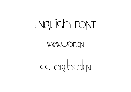 字体-ss_drebeden.ttf下载