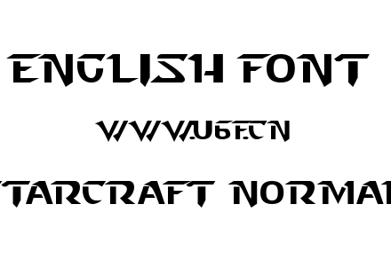 Starcraft Normal.ttf下载