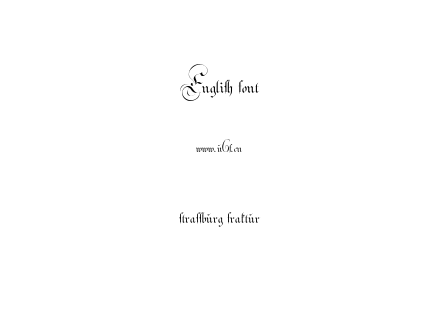 ttf字体-strassburg fraktur.ttf