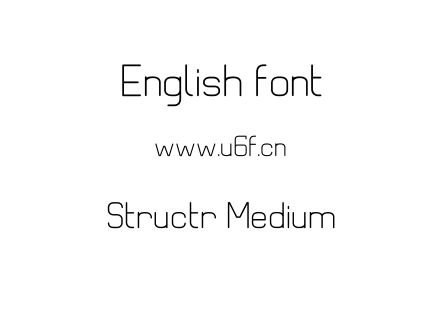 Structr Medium.ttf下载