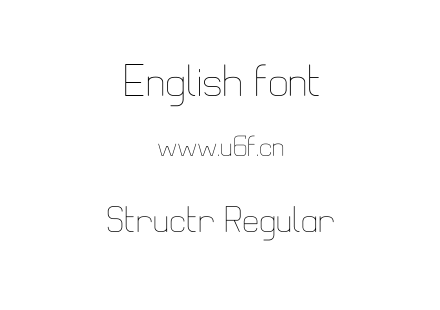 Structr Regular.ttf下载