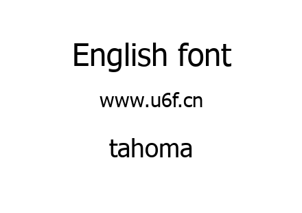tahoma.ttf下载