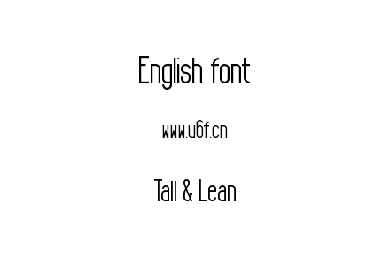 Tall & Lean.ttf下载