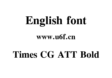 Times CG ATT Bold.ttf下载