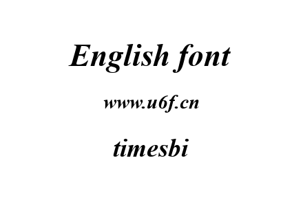 timesbi.ttf下载
