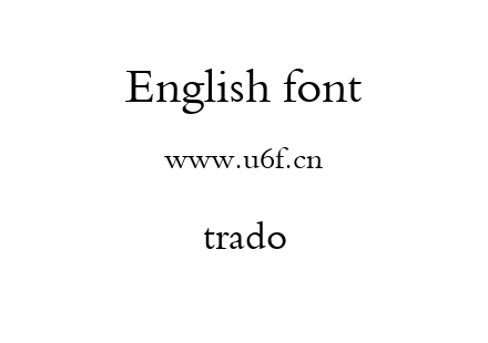 trado.ttf下载