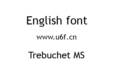Trebuchet MS.ttf下载