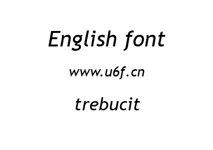trebucit.ttf下载