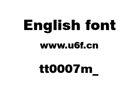 tt0007m_.ttf下载