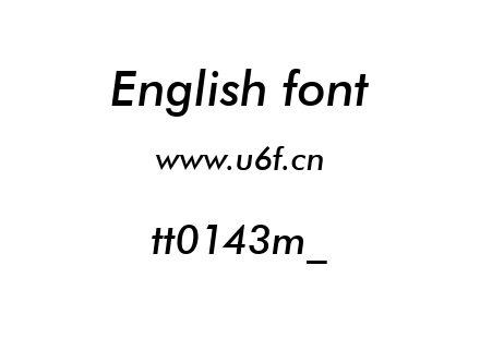 tt0143m_.ttf下载