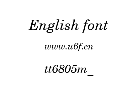 tt6805m_.ttf下载