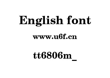 tt6806m_.ttf下载