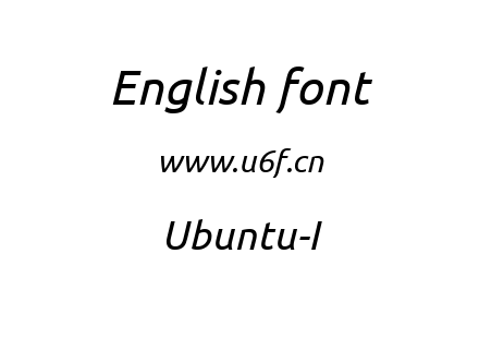 Ubuntu-I.ttf下载
