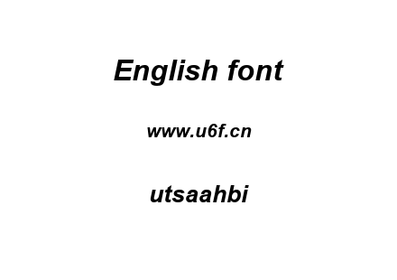 utsaahbi.ttf下载