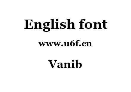 Vanib.ttf下载