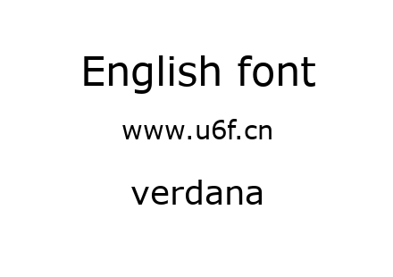 verdana.ttf下载
