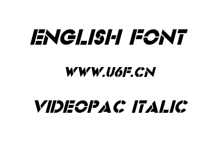 Videopac Italic.ttf下载