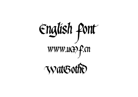 字体-WatGoth2.ttf下载