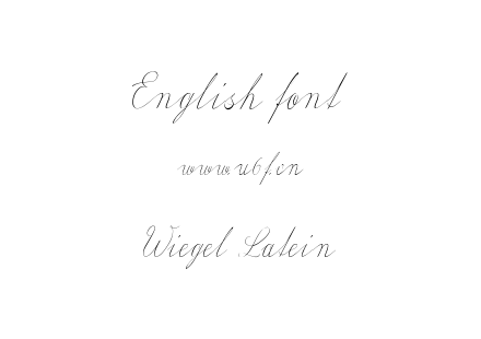 字体-Wiegel Latein.ttf下载