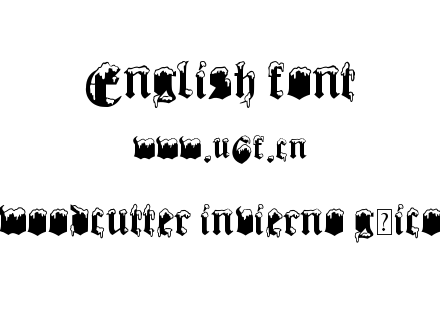 字体-woodcutter invierno gico.ttf下载