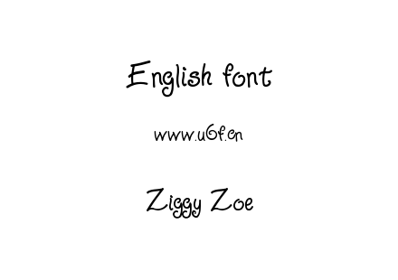 Ziggy Zoe.ttf下载